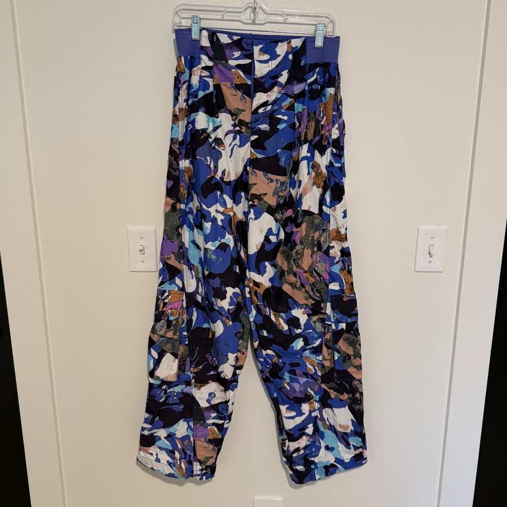 FP Movement Free People Way Home Cargo PantsSplendor Camo Womens Size M NWT
